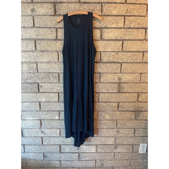 Sweaty Betty Navy Midi Perforated Tank Dress - Picture 1 of 5